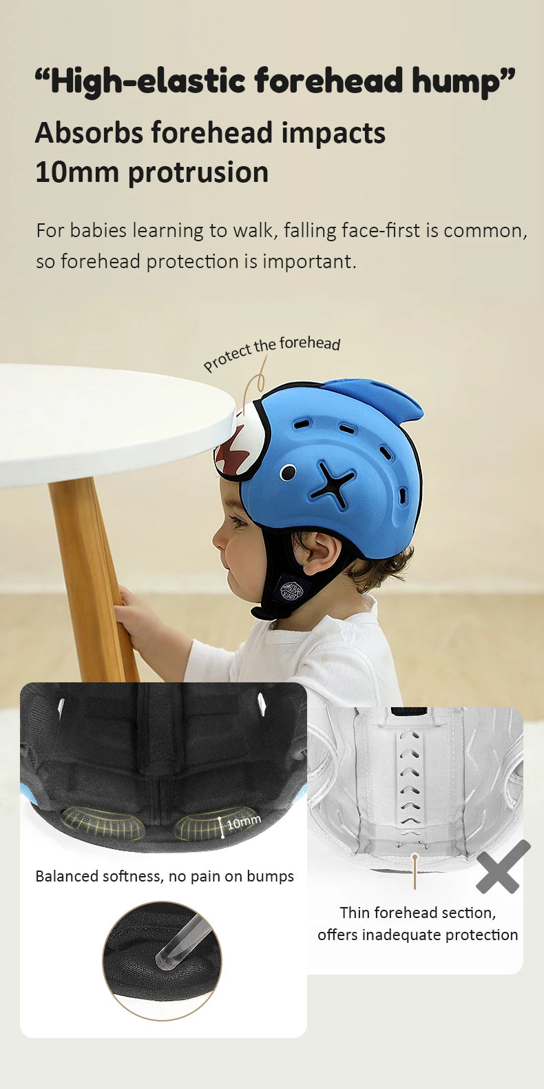 Capacete Antichoque Seguro Mambobaby para Bebês