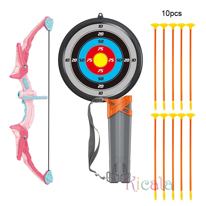 Conjunto de Arco e Flecha Iluminado para Crianças