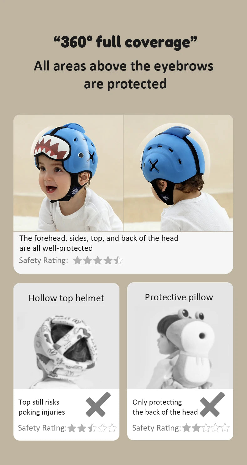 Capacete Antichoque Seguro Mambobaby para Bebês